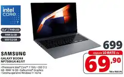 Comet SAMSUNG GALAXY BOOK4 NP750XGK-KG1IT offerta