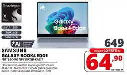 Comet SAMSUNG GALAXY BOOK4 EDGE NOTEBOOK NP750XQB-KA2IT offerta