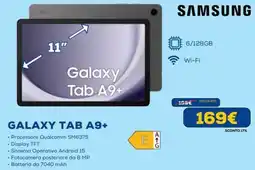 Euronics SAMSUNG GALAXY TAB A9+ offerta
