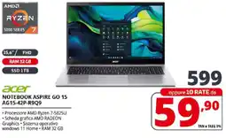 Comet acer NOTEBOOK ASPIRE GO 15 AG15-42P-R9Q9 offerta