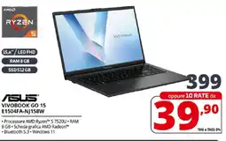 Comet ASUS VIVOBOOK GO 15 E1504FA-NJ158W offerta