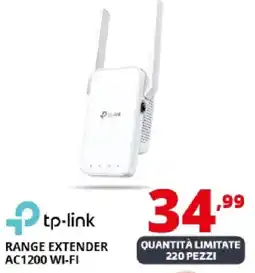 Comet tp-link RANGE EXTENDER AC1200 WI-FI offerta