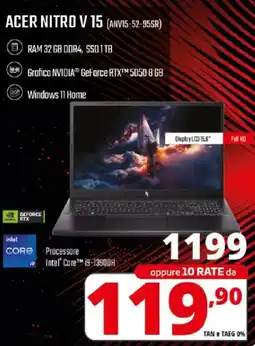 Comet ACER NITRO V 15 offerta