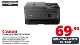 Comet Canon STAMPANTE INKJET TS74501 BK offerta