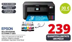 Comet EPSON MULTIFUNZIONE ECOTANK ET-2850 offerta