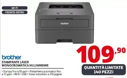 Comet brother STAMPANTE LASER MONOCROMATICA HLL2400DWE offerta