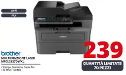 Comet brother MULTIFUNZIONE LASER MFCL2827DWXL offerta