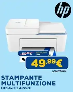 Euronics HP STAMPANTE MULTIFUNZIONE DESKJET 4222E offerta