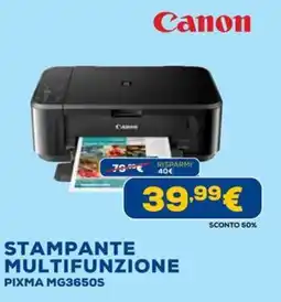 Euronics Canon STAMPANTE MULTIFUNZIONE PIXMA MG36505 offerta