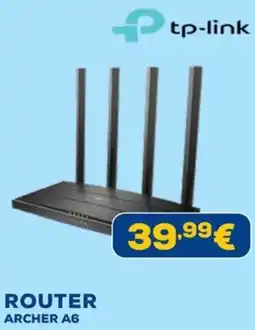 Euronics tp-link ROUTER ARCHER A6 offerta