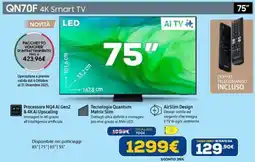 Euronics Samsung QN70F 4K Smart TV offerta