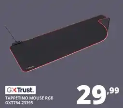 Comet GXTrust. TAPPETINO MOUSE RGB GXT764 23395 offerta
