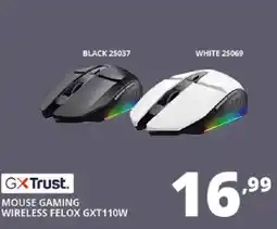Comet GXTrust. MOUSE GAMING WIRELESS FELOX GXT110W offerta