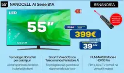 Euronics LG 55″ NANOCELL AI Serie 81A 55NANO81A offerta