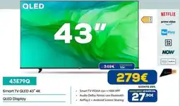 Euronics Hisense 43E79Q Smart TV QLED 43" 4K QLED Display offerta