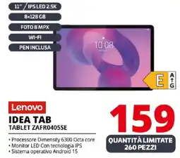 Comet Lenovo IDEA TAB TABLET ZAFR0405SE offerta