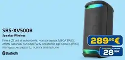Euronics SONY SRS-XV500B Speaker Wireless offerta