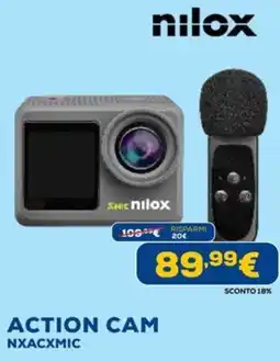 Euronics nilox ACTION CAM NXACXMIC offerta