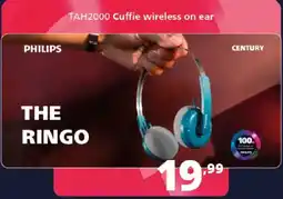 Comet PHILIPS TAH2000 Cuffie wireless on ear offerta