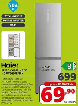 Comet Haier FRIGO COMBINATO HDPW5620BNPK offerta