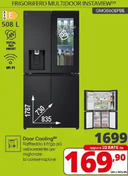 Comet LG FRIGORIFERO MULTIDOOR INSTAVIEW GMG860EPBE offerta