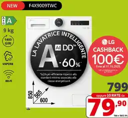 Comet LG F4X9009TWC offerta