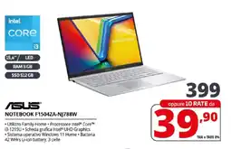Comet ASUS NOTEBOOK F1504ZA-NJ788W offerta