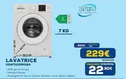 Euronics DAYA LAVATRICE DSW71225M18A offerta