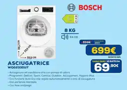 Euronics BOSCH ASCIUGATRICE WQG233D1IT offerta