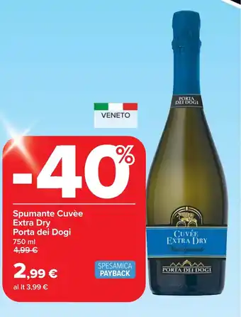 Spumante Cuvée Extra Dry Porta dei Dogi
