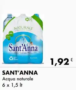 Iper Tosano SANT'ANNA Acqua naturale offerta