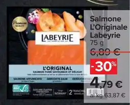 Carrefour Salmone L'Originale Labeyrie offerta
