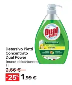Carrefour Detersivo Piatti Concentrato Dual Power offerta