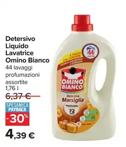 Carrefour Detersivo Liquido Lavatrice Omino Bianco offerta