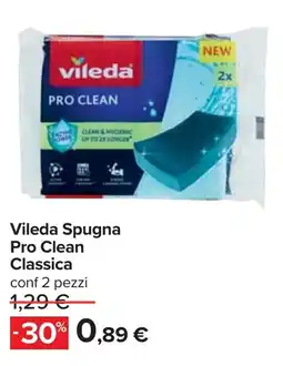 Carrefour Vileda Spugna Pro Clean Classica offerta