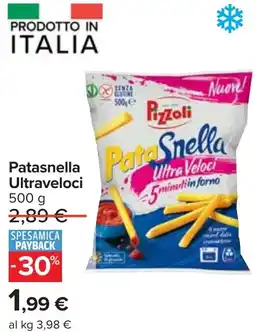 Carrefour Patasnella Ultraveloci offerta