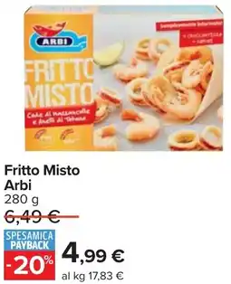 Carrefour Fritto Misto Arbi offerta