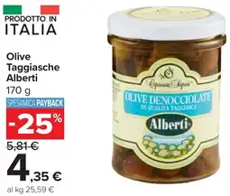 Carrefour Olive Taggiasche Alberti offerta