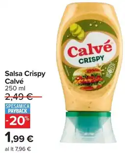 Carrefour Salsa Crispy Calvé offerta