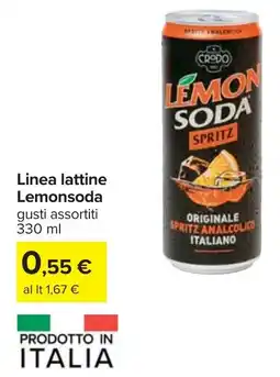 Carrefour Linea lattine Lemonsoda offerta