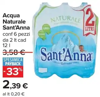 Acqua Naturale Sant'Anna