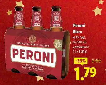 Lidl Peroni Birra offerta