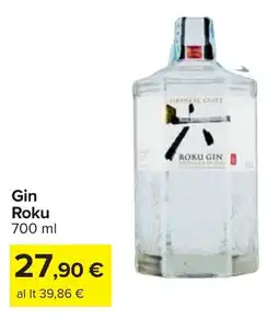 Carrefour Gin Roku offerta