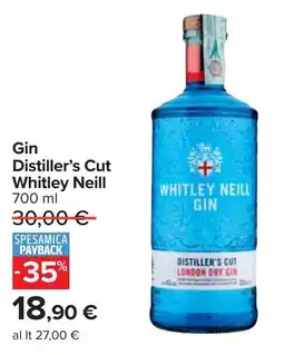 Carrefour Gin Distiller's Cut Whitley Neill offerta