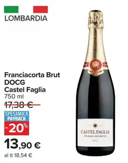 Carrefour Franciacorta Brut DOCG Castel Faglia offerta