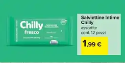 Carrefour Salviettine Intime Chilly offerta