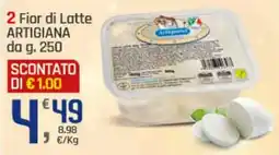 Supermercati Dok 2 Fior di Latte ARTIGIANA offerta