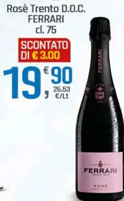 Supermercati Dok Rosè Trento D.O.C. FERRARI offerta