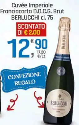 Supermercati Dok Cuvée Imperiale Franciacorta D.O.C.G. Brut BERLUCCHI offerta