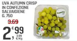 Supermercati Dok Uva autumn crisp in confezione salvaigiene offerta